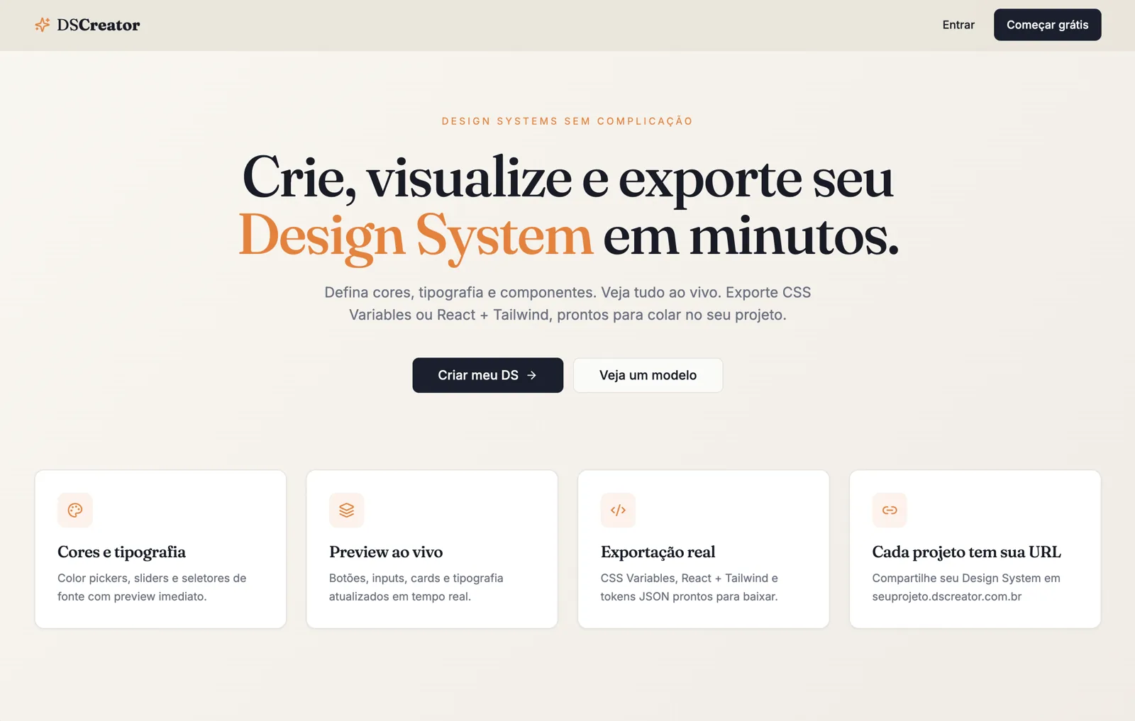 DS Creator — Acelerador de Design Systems